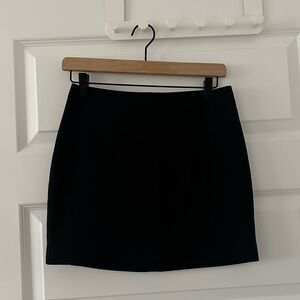 Express Black Pencil Mini Skirt
